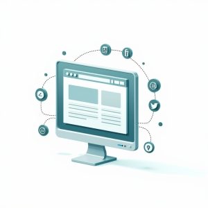 een scherm met allemaal verschillende websites die naar elkaar linken met backlinks