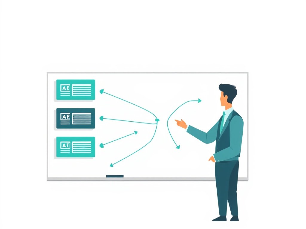 SEO specialist bouwt een professionele linkbuilding strategie met een netwerk van kwalitatieve backlinks