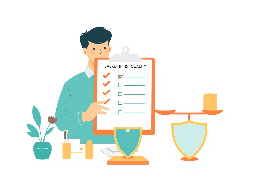 Team analyseert backlinks met kwaliteitscontrole om merkschade te voorkomen in een beauty-omgeving.